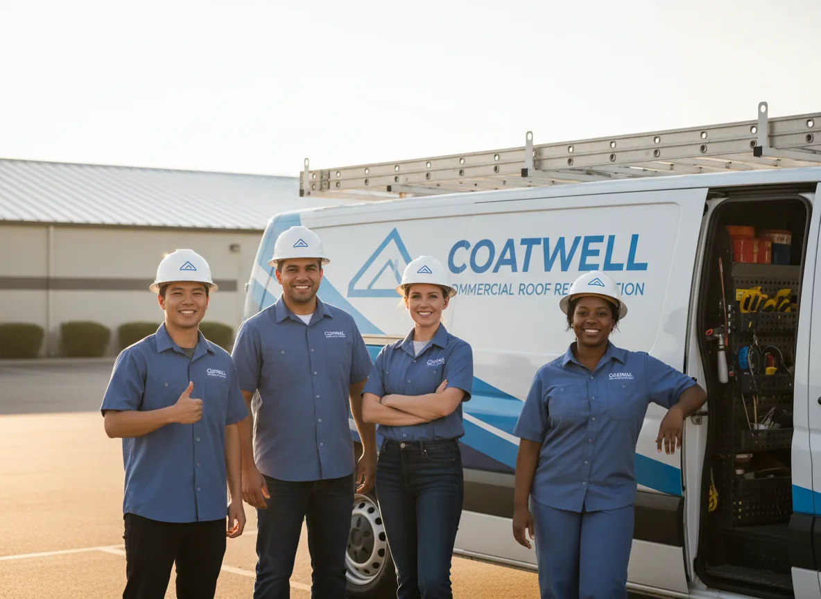 Commercial roof coating company in Ava, OH